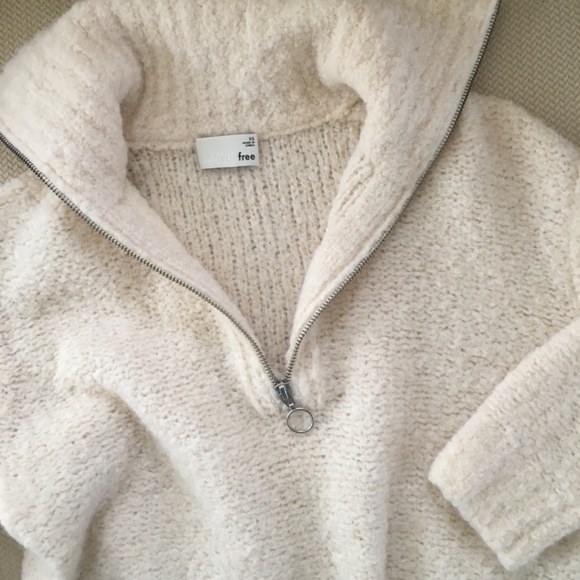 Wilfred Free Gwyneth sweater zip wool alpaca sz xs - Picture 2 of 7